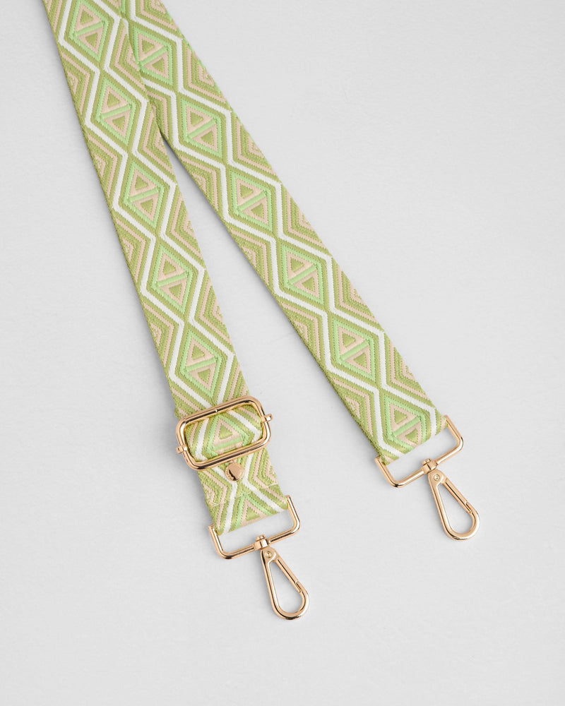 Strap Wasabi Green Mosaic-Pom Pom London