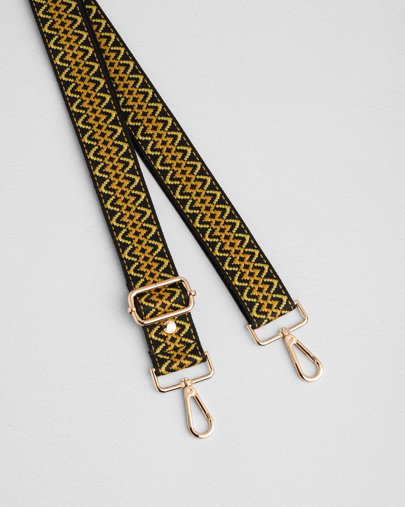 Strap Yellow Kaleidoscope-Pom Pom London