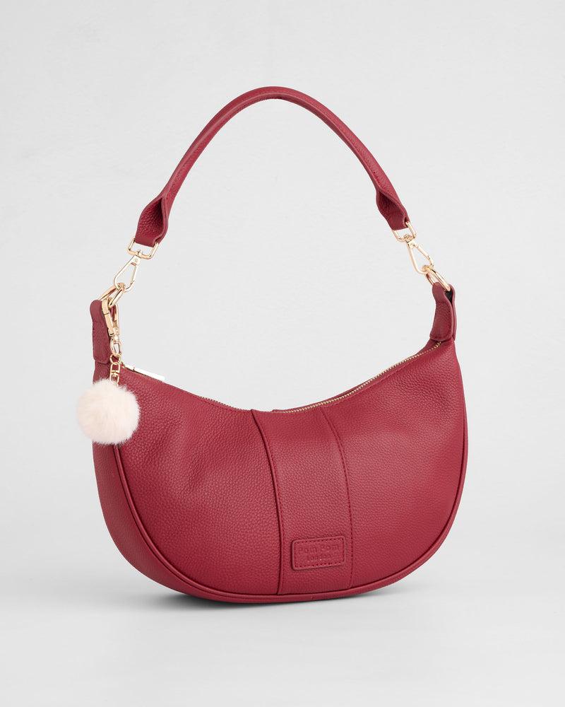Sutton Sling Bag Burnt Rhubarb-Pom Pom London