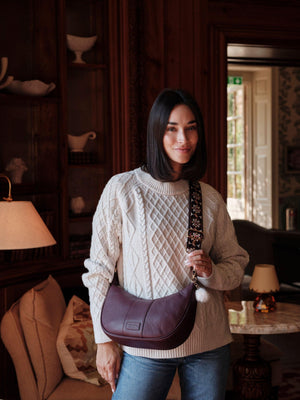 Sutton Sling Bag Dark Maroon