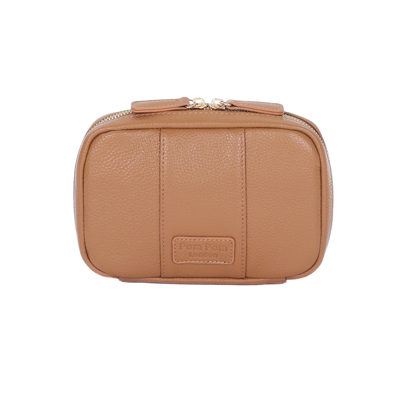 Leather Tech Kit in Maple by Pom Pom London