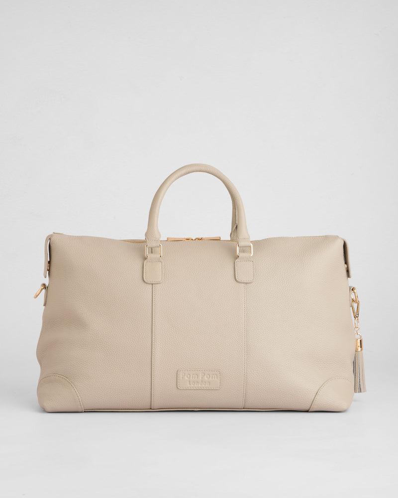 Weekend Bag Stone-Pom Pom London