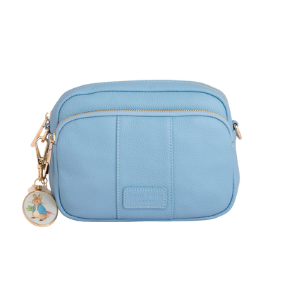 Pom Pom London City Bag - Leather Crossbody Bag In Spiced Ginger Pom Pom London City Bag - Leather Crossbody Bag In Spiced Ginger