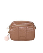 Original Tasche Croc Karamell &amp; Zubehör