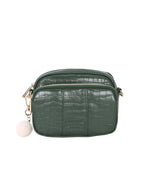 Original Tasche Croc Pine Green &amp; Zubehör