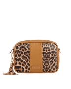 City Crossbody Bag Leopard Print Maple