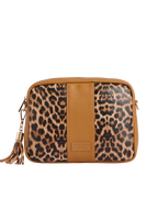 City Plus Crossbody Bag Leopard Print Maple