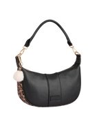 Sutton Sling Bag Leopardenmuster Schwarz 