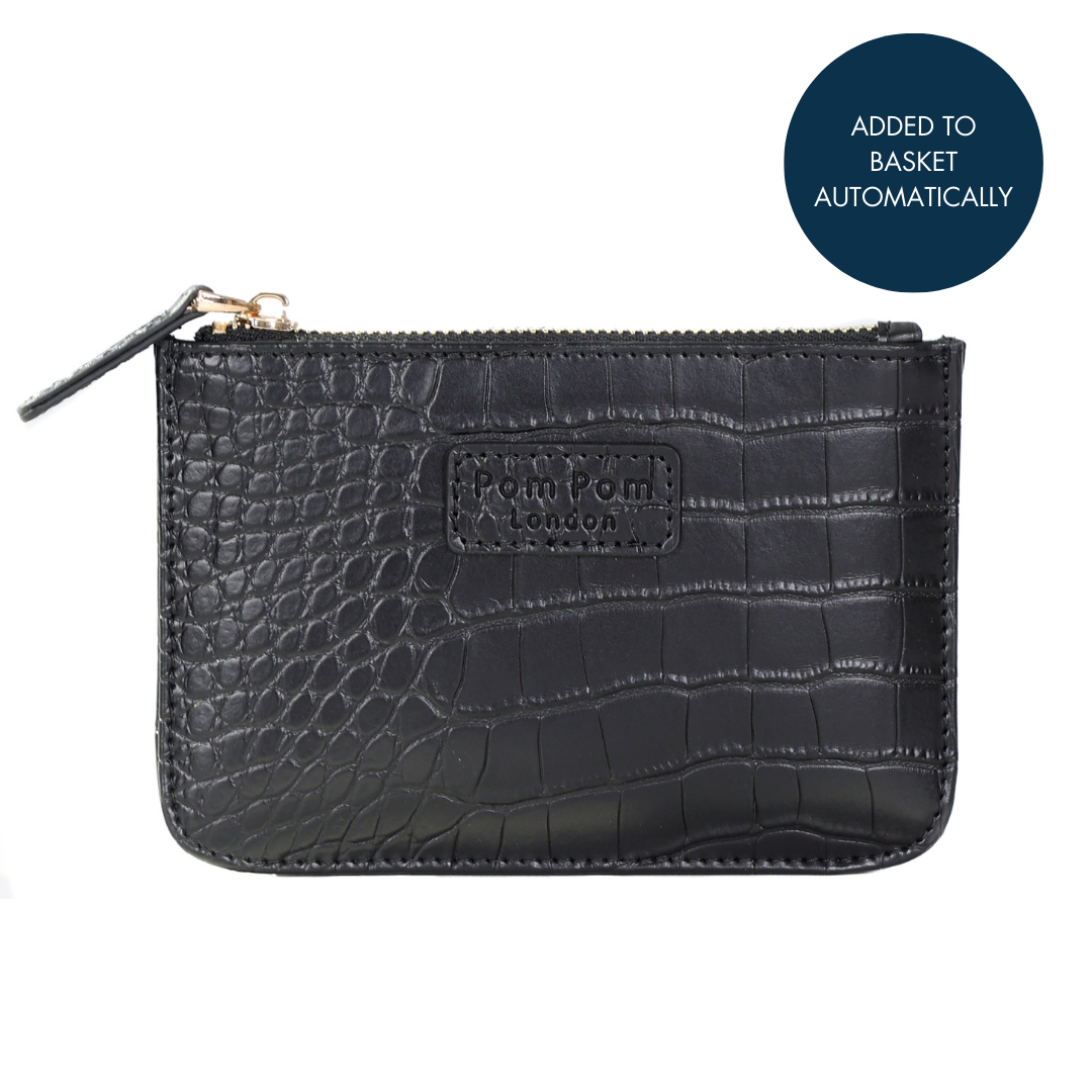 Mayfair Croc Bag Black & Accessories