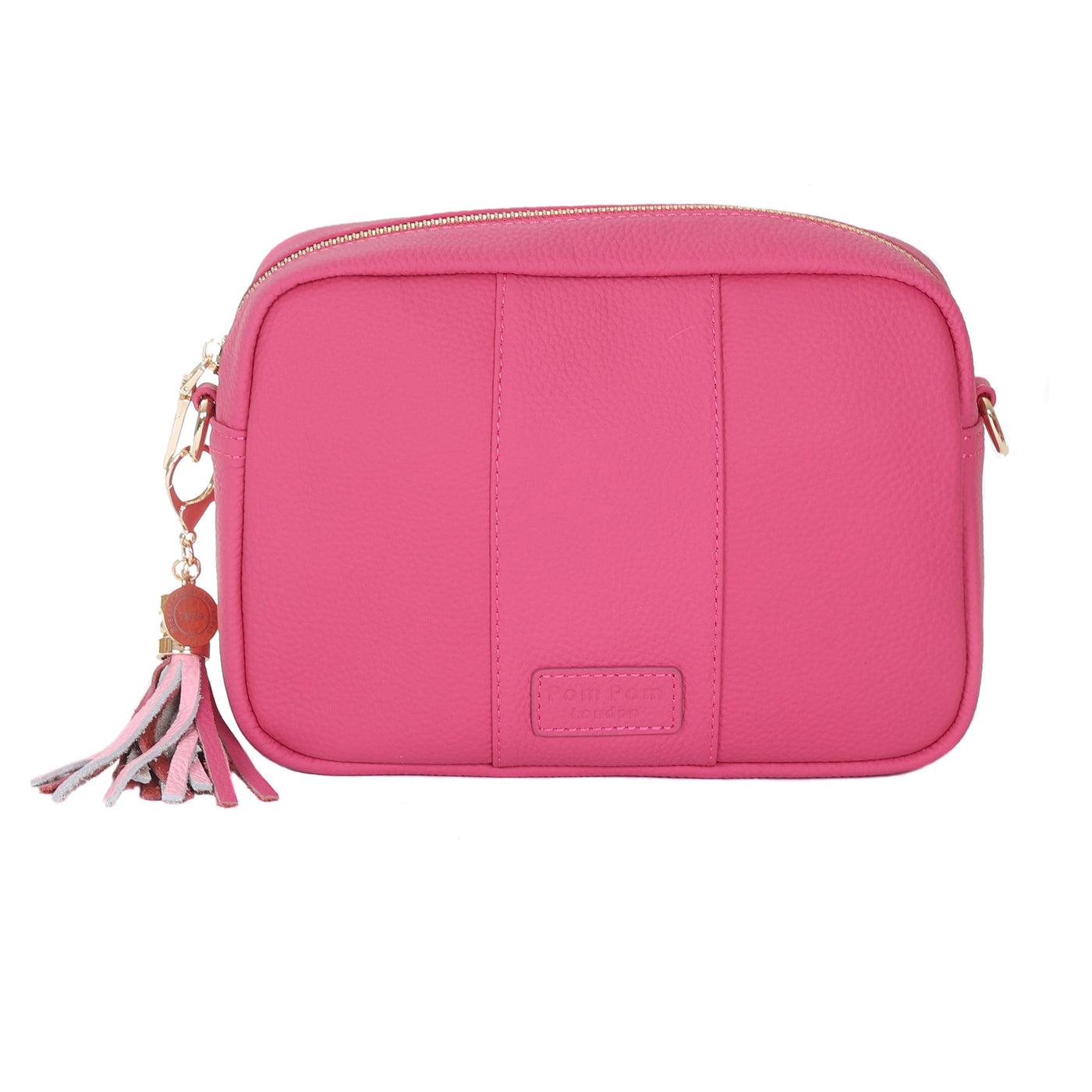 Pom Pom London City Tasche Kirschrot Rosa