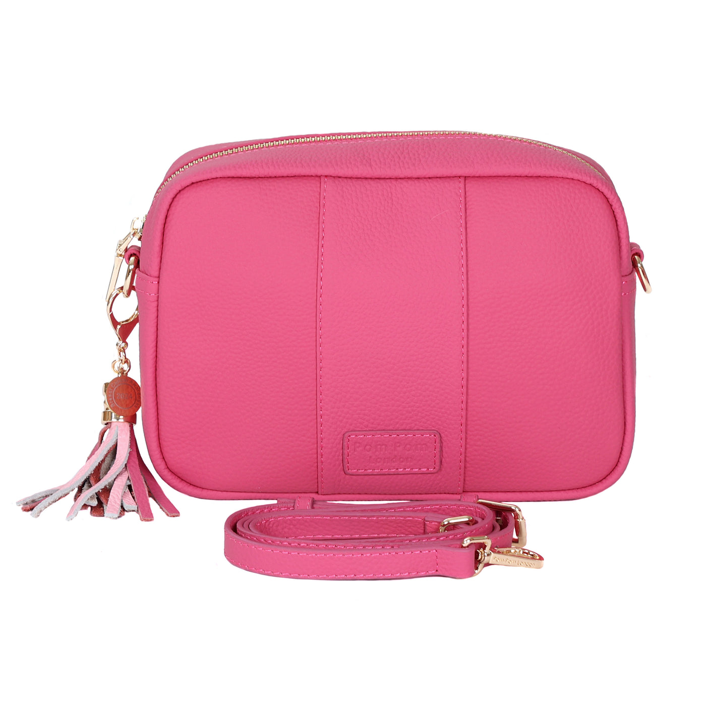 Pom Pom London City Tasche Kirschrot Rosa