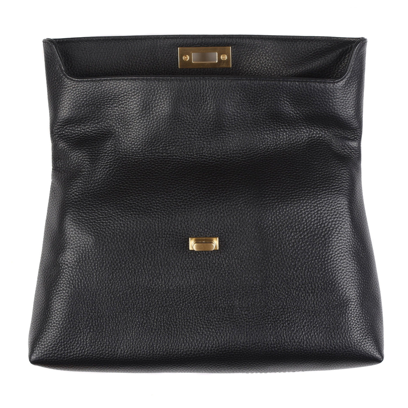 Belgravia Clutch Bag Black - Pom Pom London