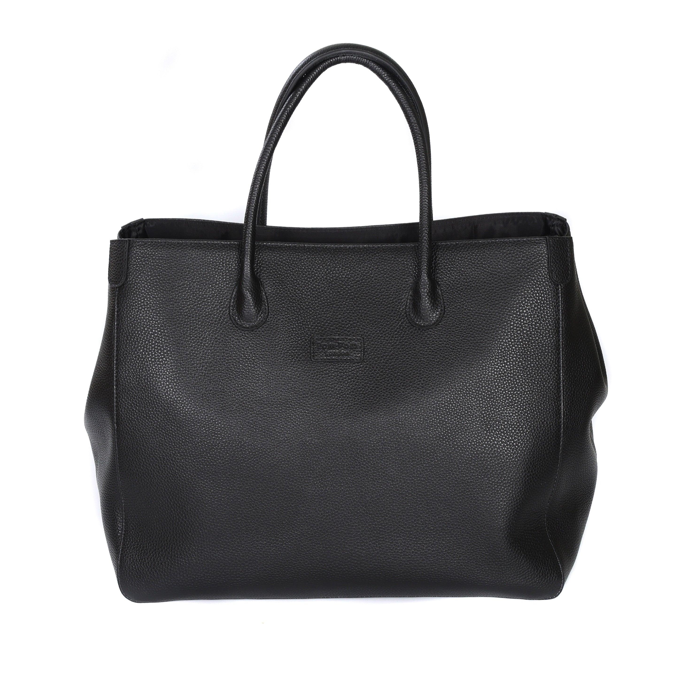 Camden Leather Tote Bag in Black – Pom Pom London