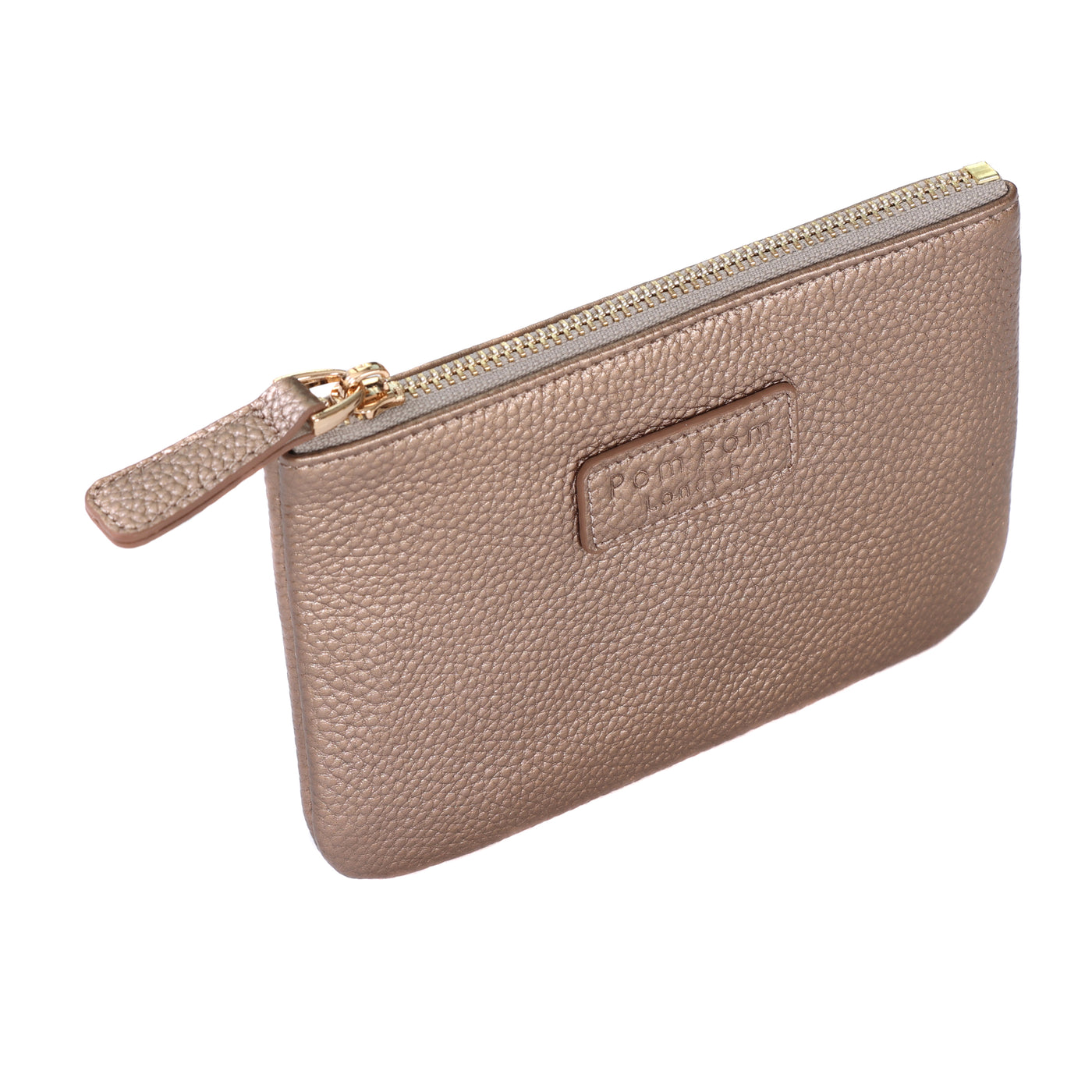 Chelsea Coin Purse Metallic Bronze