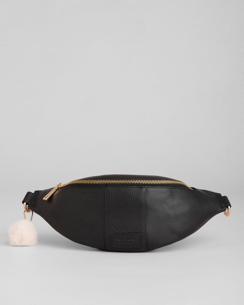 Bum Bag Black-Pom Pom London