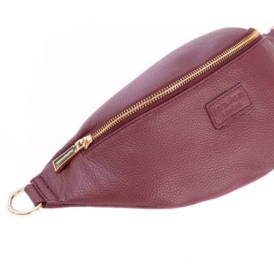 Bum Bag Deep Burgundy-Pom Pom London