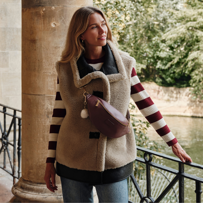 Bum Bag Deep Burgundy-Pom Pom London