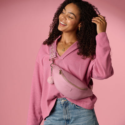 Bum Bag Pink-Pom Pom London