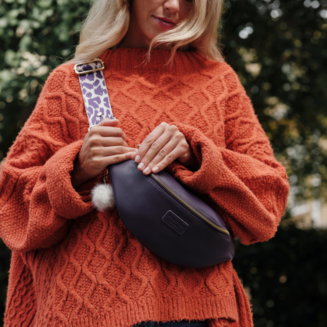 Bum Bag Purple Nightshade-Pom Pom London