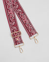 Strap Burgundy Paisley