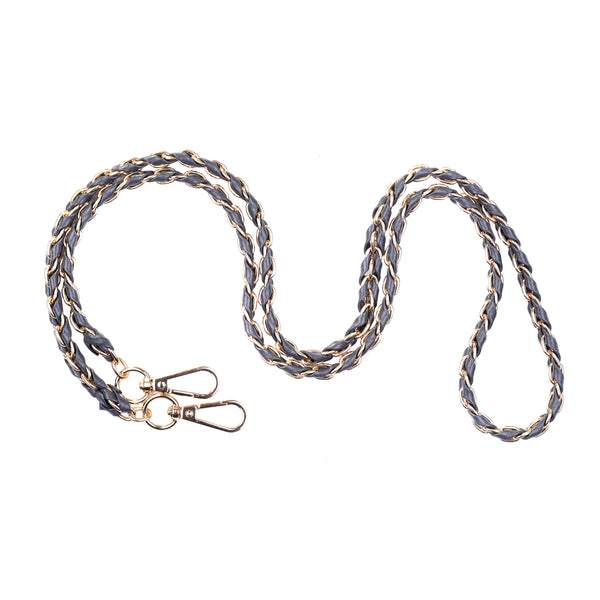 Strap Gold Chain Stone Weave – Pom Pom London