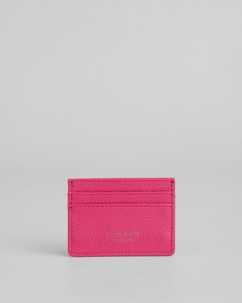 Chelsea Card Holder Azalea Pink-Pom Pom London