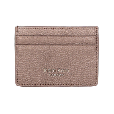 Chelsea Card Holder Metallic Bronze-Pom Pom London