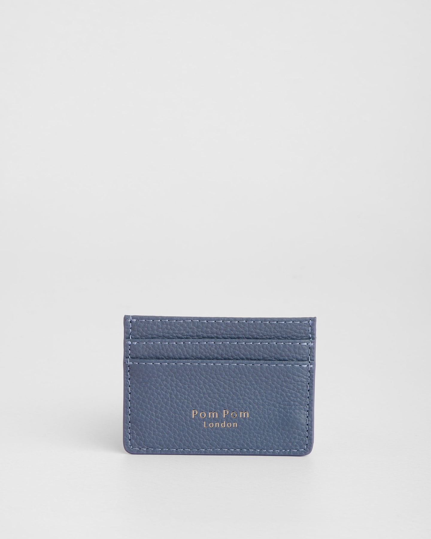 Card Pouch Blue Chelsea Card Holder Slate Blue – Pom Pom London