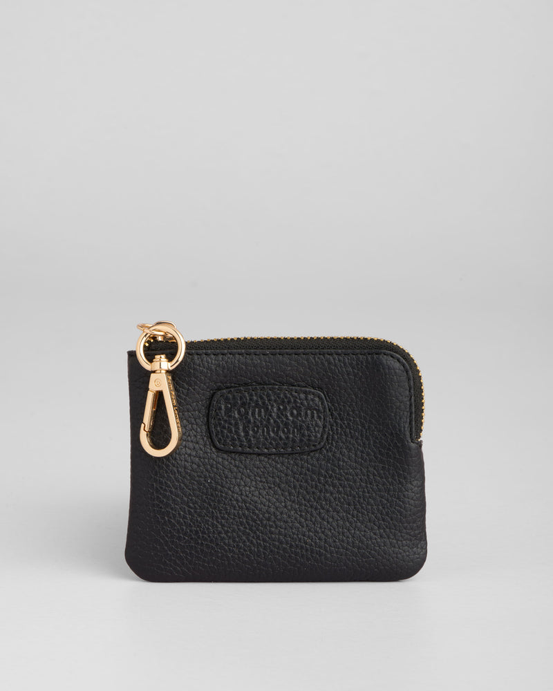 Chelsea Coin Pouch Black-Pom Pom London