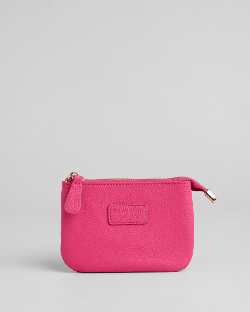 Chelsea Coin Purse Azalea Pink-Pom Pom London