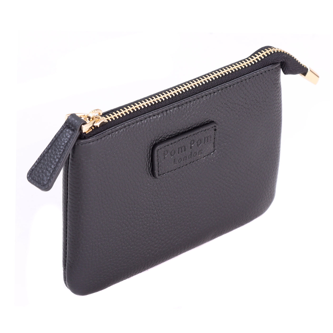 Chelsea Coin Purse Black-Pom Pom London