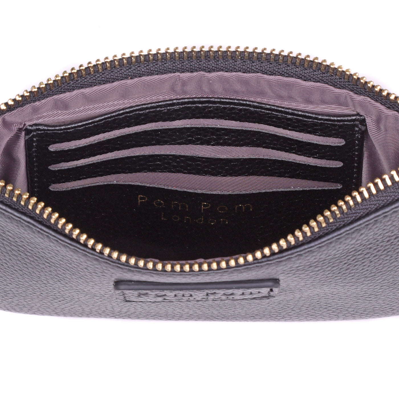 Chelsea Coin Purse Black-Pom Pom London