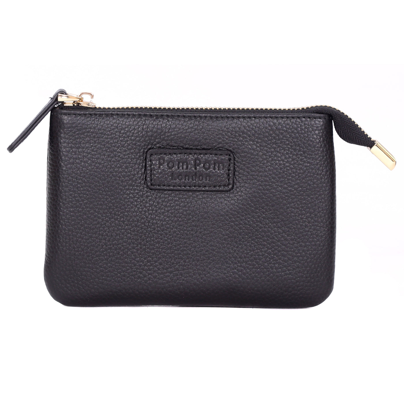 Chelsea Coin Purse Black-Pom Pom London