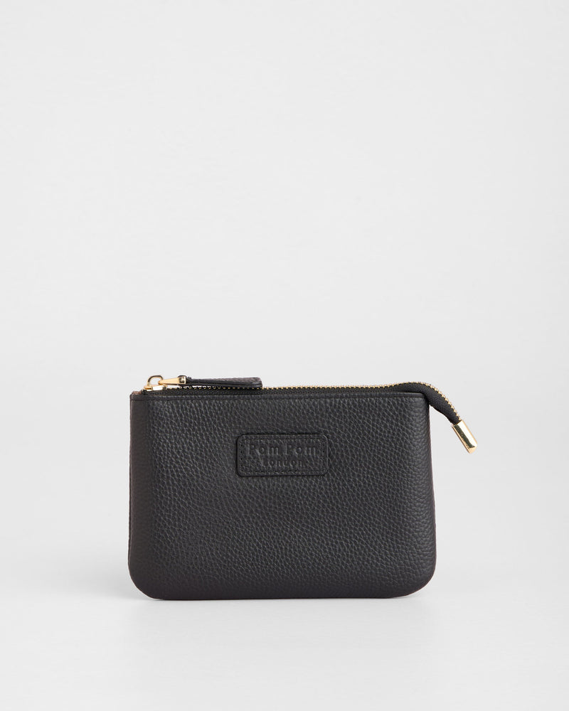 Chelsea Coin Purse Black-Pom Pom London