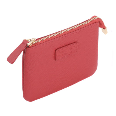 Chelsea Coin Purse Crimson Red-Pom Pom London
