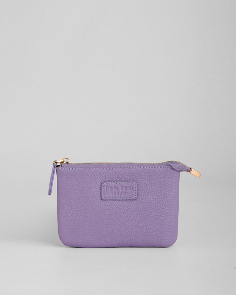Chelsea Coin Purse French Lavender | Pom Pom London