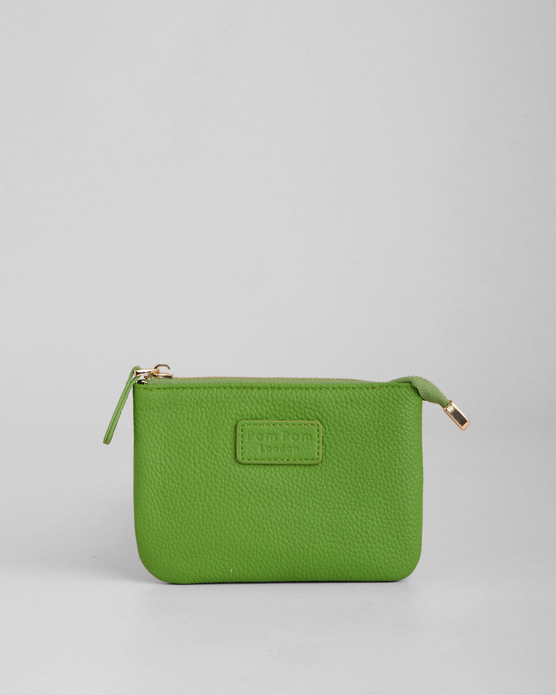 Chelsea Coin Purse Frog Green | Pom Pom London