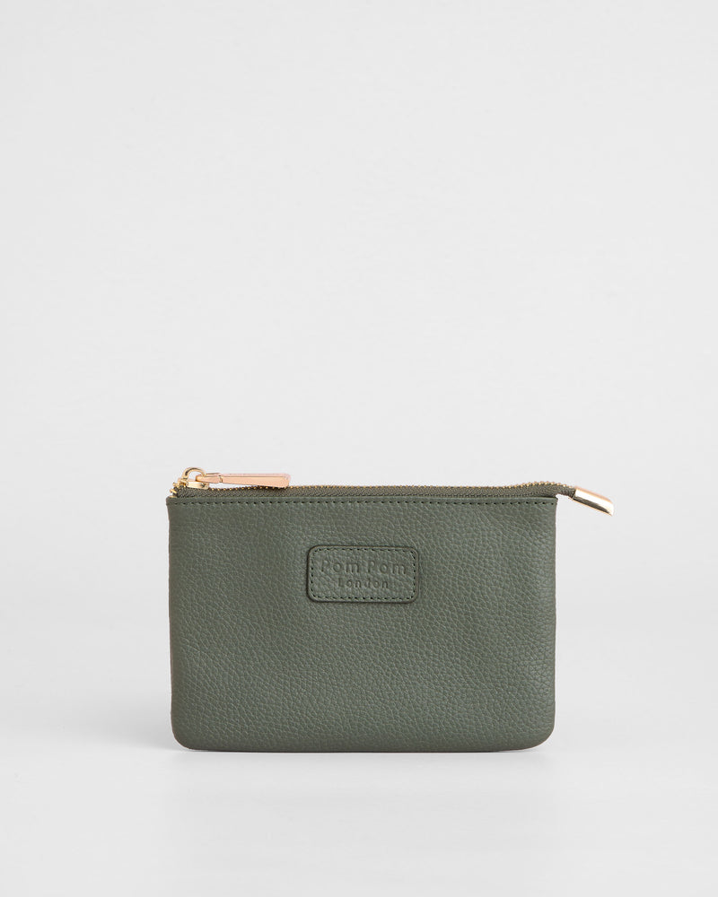 Chelsea Coin Purse Herb Green-Pom Pom London