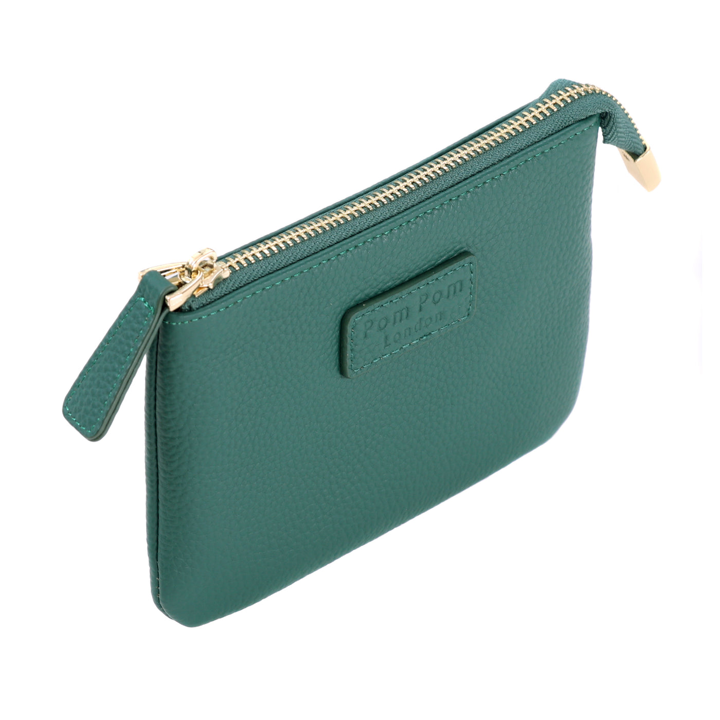 Chelsea Coin Purse Madeira Green-Pom Pom London