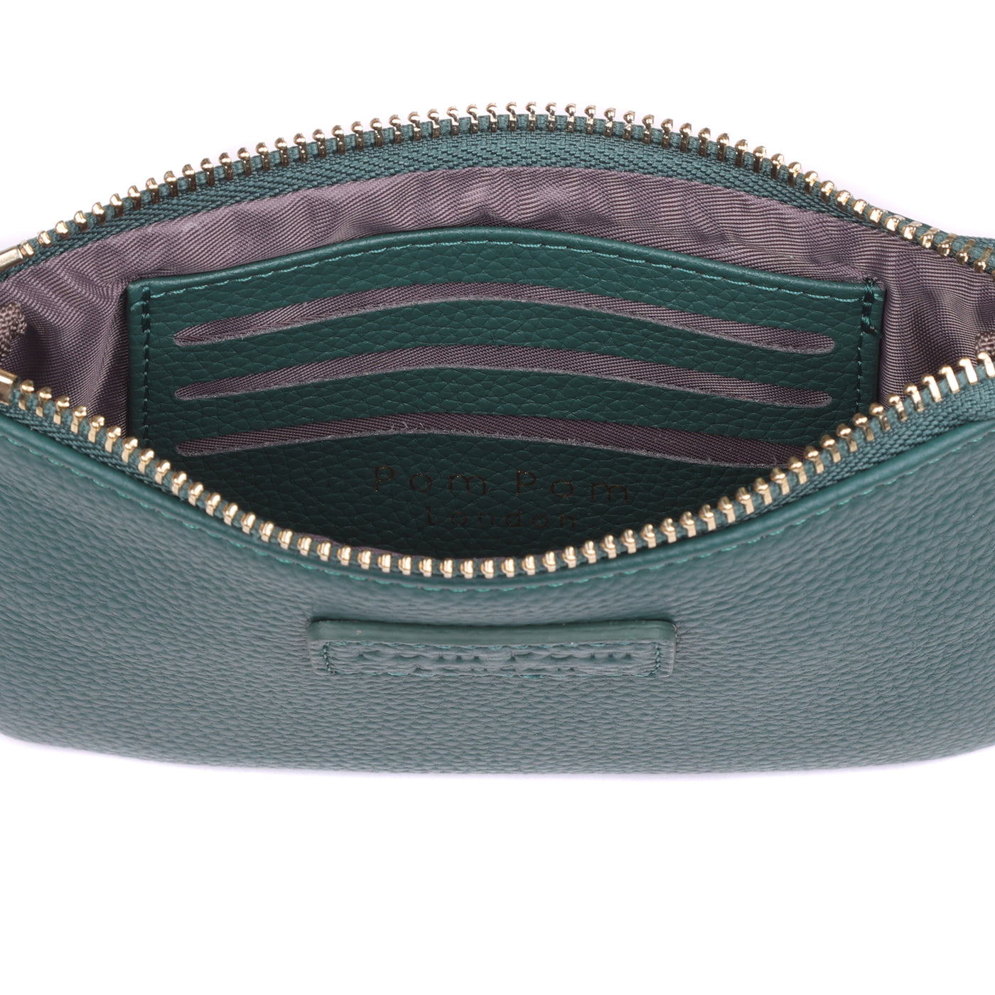 Chelsea Coin Purse Madeira Green-Pom Pom London