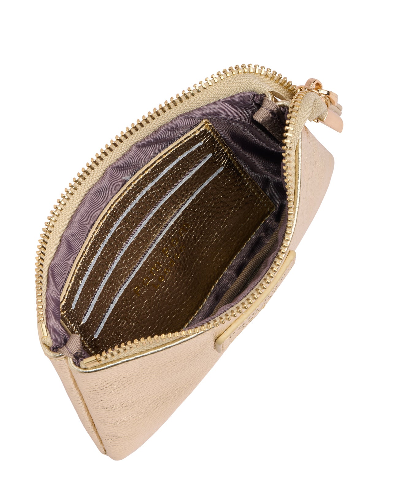 Chelsea Coin Purse Metallic Gold