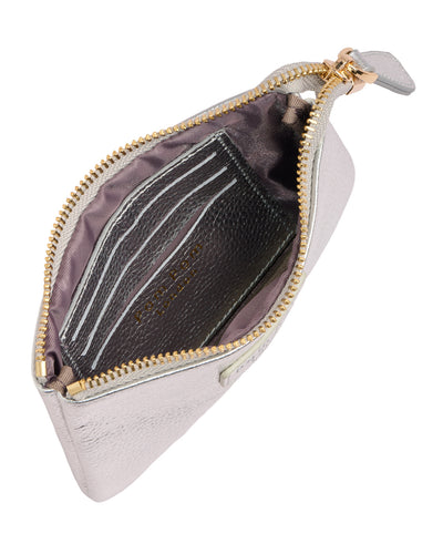 Chelsea Coin Purse Metallic Silver