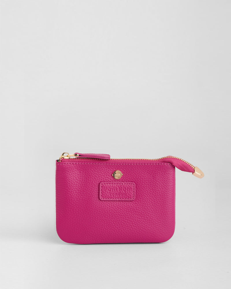 Chelsea Coin Purse Metropolitan Line Magenta-Pom Pom London