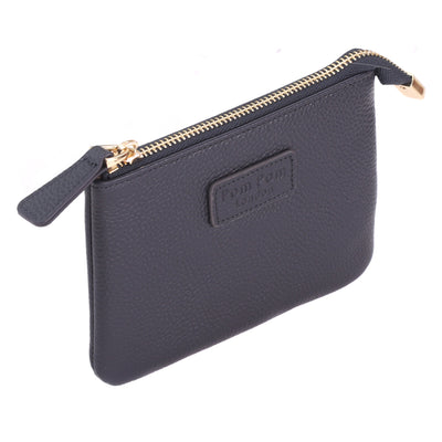 Chelsea Coin Purse Navy-Pom Pom London