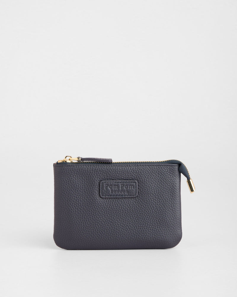 Chelsea Coin Purse Navy-Pom Pom London