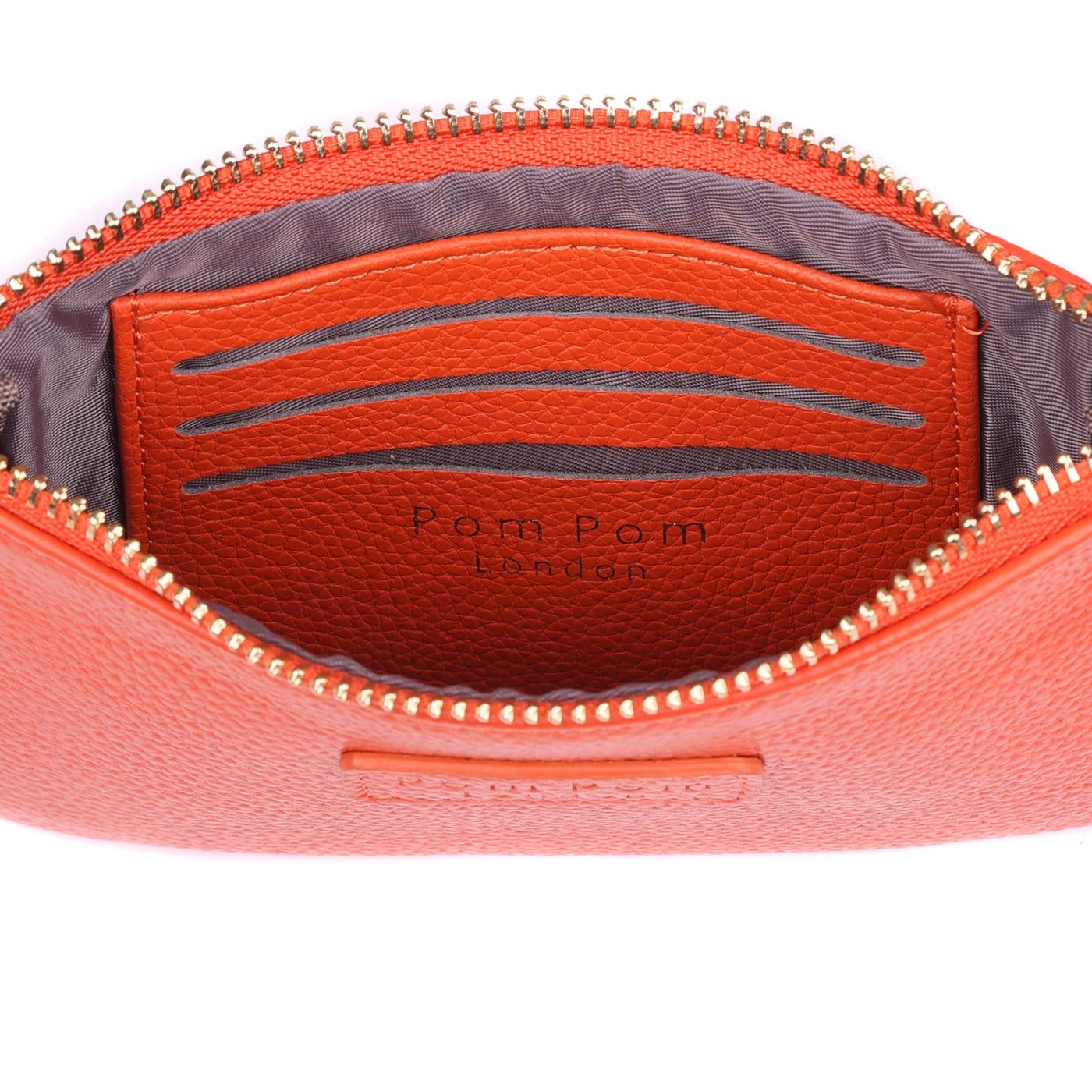 Chelsea Coin Purse Orange Spice-Pom Pom London