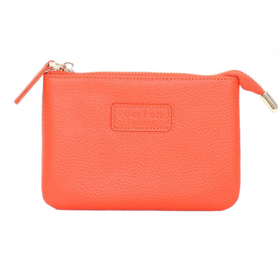 Chelsea Coin Purse Orange Spice-Pom Pom London