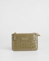 Chelsea Coin Purse Patent Croc Sage Green