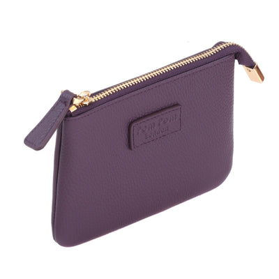 Chelsea Coin Purse Purple Nightshade-Pom Pom London