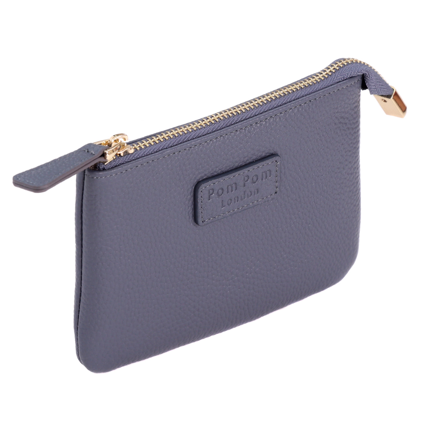 Chelsea Coin Purse Slate Blue-Pom Pom London